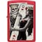 Zippo 2024 Zippo Skull King Queen Beauty, Red Matte,  ZIP-48624 - alternate 1